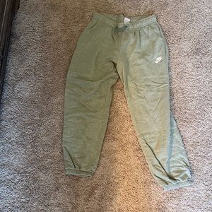 Nike light green medium sweatpants